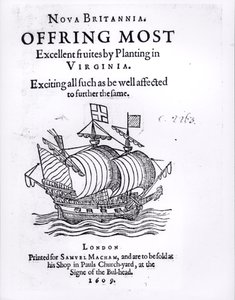 Nova Britannia. Offring Most Excellent Fruites by Planting in Virginia by English School